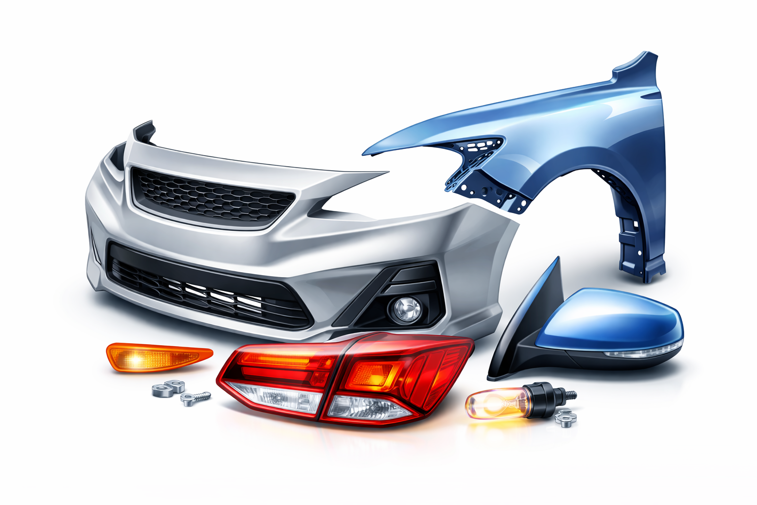 Body & Exterior - Bumpers, mirrors, grilles, handles, clips & trims